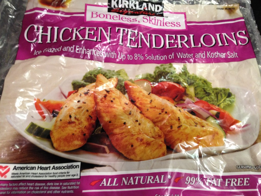 I like chicken tenderloins, they are easy to cook and then chop in Small Food Processor